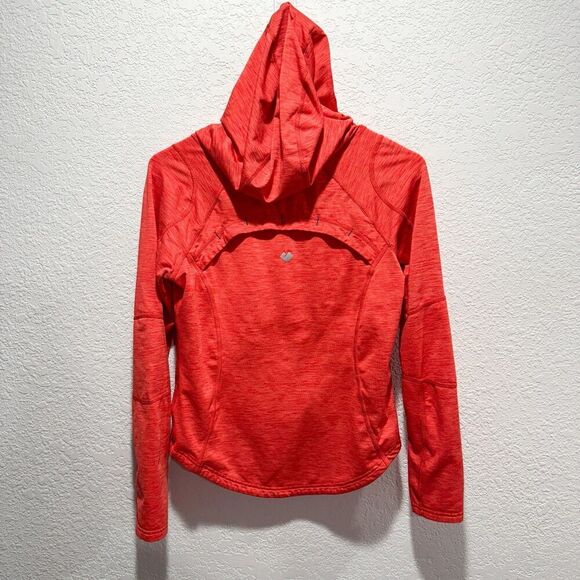 Obermeyer Girls Cora FLC Hoodie Girls Large Long Sleeve Coral Base Layer Ski - Picture 3 of 12